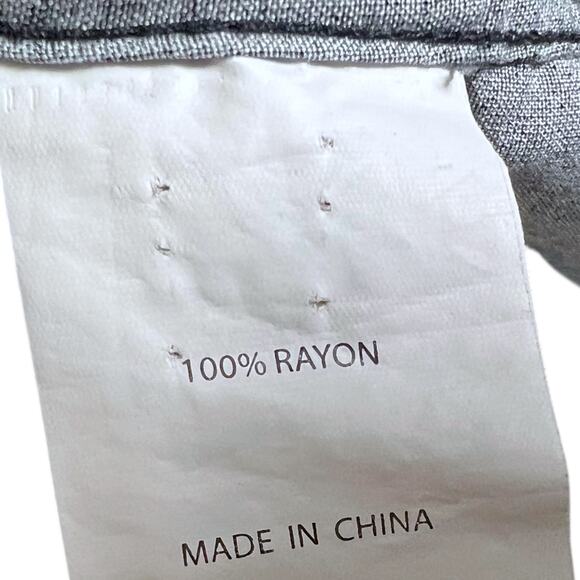 Men's Molokai Surf Co Black Green Palm Trees Button Up S/S Shirt - M - Picture 5 of 5